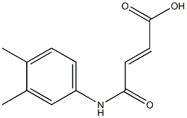 (E)-4-(3,4-dimethylanilino)-4-oxo-2-butenoic acid Struktur