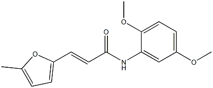 (E)-N-(2,5-dimethoxyphenyl)-3-(5-methyl-2-furyl)-2-propenamide