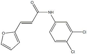 (E)-N-(3,4-dichlorophenyl)-3-(2-furyl)-2-propenamide 结构式