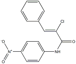 (Z)-2-chloro-N-(4-nitrophenyl)-3-phenyl-2-propenamide