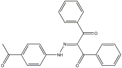 1,3-diphenyl-1,2,3-propanetrione 2-[N-(4-acetylphenyl)hydrazone]