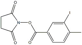 1-[(3-iodo-4-methylbenzoyl)oxy]-2,5-pyrrolidinedione Structure