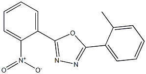 2-(2-methylphenyl)-5-(2-nitrophenyl)-1,3,4-oxadiazole Structure