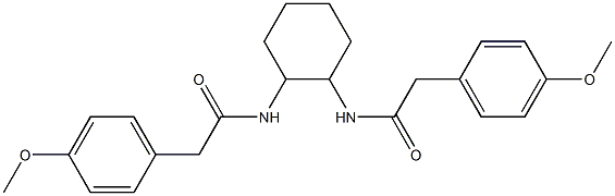 2-(4-methoxyphenyl)-N-(2-{[2-(4-methoxyphenyl)acetyl]amino}cyclohexyl)acetamide