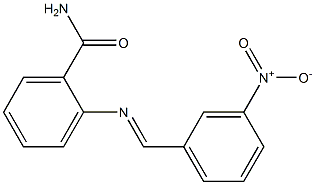 2-{[(E)-(3-nitrophenyl)methylidene]amino}benzamide