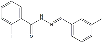 2-iodo-N'-[(E)-(3-methylphenyl)methylidene]benzohydrazide
