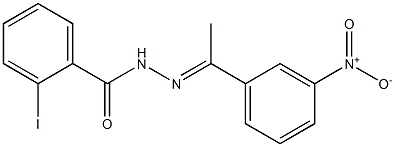 2-iodo-N'-[(E)-1-(3-nitrophenyl)ethylidene]benzohydrazide