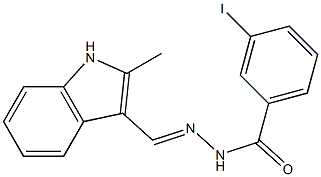 3-iodo-N'-[(E)-(2-methyl-1H-indol-3-yl)methylidene]benzohydrazide
