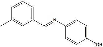4-{[(E)-(3-methylphenyl)methylidene]amino}phenol|