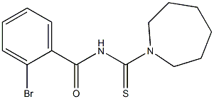 N-(1-azepanylcarbothioyl)-2-bromobenzamide Structure