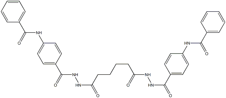 N-(4-{[2-(6-{2-[4-(benzoylamino)benzoyl]hydrazino}-6-oxohexanoyl)hydrazino]carbonyl}phenyl)benzamide