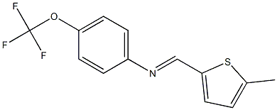 N-[(E)-(5-methyl-2-thienyl)methylidene]-N-[4-(trifluoromethoxy)phenyl]amine