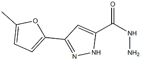 3-(5-甲基呋喃-2-基)-1H-吡唑-5-羧肼 结构式