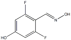 2,6-二氟-4-羟基苯甲醛肟, , 结构式