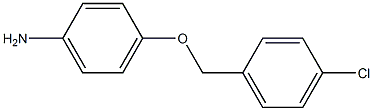 4-(4-氯-苯甲氧基)-苯胺 结构式