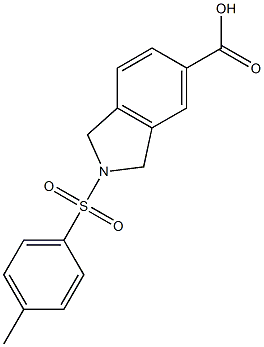 2-Tosylisoindoline-5-carboxylic acid ,97% Structure