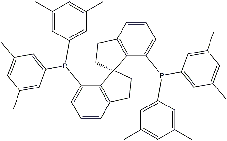 (R)-7,7'-Bis[di(3,5-dimethylphenyl)phosphino]-1,1'-spirobiindane ,97% Struktur