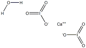 CALCIUM IODATE HYDRATE, 98%, PURE 结构式