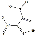 3,4-dinitro-1H-pyrazole 化学構造式