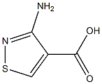 3-aminoisothiazole-4-carboxylic acid 化学構造式