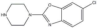 6-chloro-2-piperazin-1-yl-1,3-benzoxazole Structure