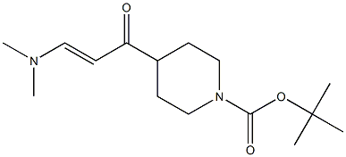 tert-butyl 4-[(2E)-3-(dimethylamino)prop-2-enoyl]piperidine-1-carboxylate Structure
