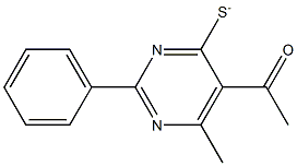 5-Acetyl-6-methyl-2-phenylpyrimidine-4-thiolate|