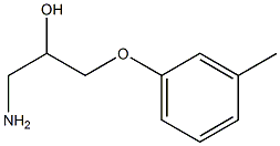 1-Amino-3-(3-methylphenoxy)-2-propanol Structure