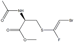 N-Acetyl-3-[(2-bromo-1-fluorovinyl)thio]alanine methyl ester