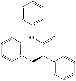 [R,(-)]-2,3,N-Triphenylpropionamide Structure