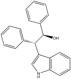 (1S,2S)-2-(1H-Indol-3-yl)-1,2-diphenylethanol 结构式