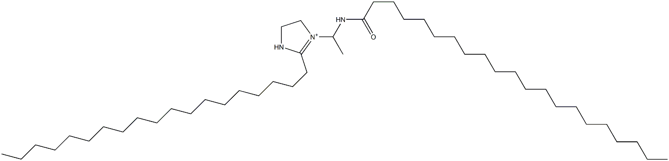 1-[1-(ヘニコサノイルアミノ)エチル]-2-ノナデシル-1-イミダゾリン-1-イウム 化学構造式