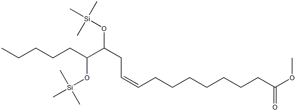 (Z)-12,13-Bis[(trimethylsilyl)oxy]-9-octadecenoic acid methyl ester|