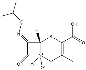 7-[(Z)-(Isopropyloxy)imino]-3-methyl-4-carboxycepham-3-ene 1,1-dioxide