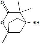 (1S,5R)-1,4,4-Trimethyl-2-oxabicyclo[3.2.1]octan-3-one 结构式