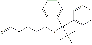 5-(tert-Butyldiphenylsilyloxy)pentanal Struktur