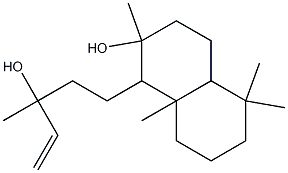 1-(3-Hydroxy-3-methyl-4-pentenyl)-2,5,5,8a-tetramethyldecahydronaphthalene-2-ol|
