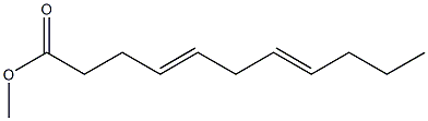 4,7-Undecadienoic acid methyl ester Struktur