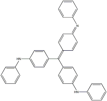 4,4'-[[4-(Phenylimino)-2,5-cyclohexadienylidene]methylene]bis(N-phenylaniline) Structure