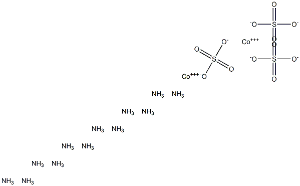ヘキサアンミンコバルト(III)スルファート 化学構造式