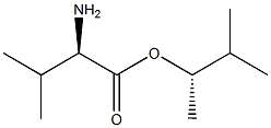 (S)-2-Amino-3-methylbutanoic acid (R)-1,2-dimethylpropyl ester Struktur