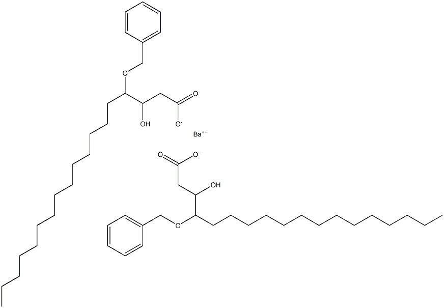 Bis(4-benzyloxy-3-hydroxystearic acid)barium salt