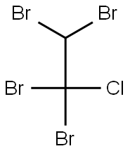 1,1,2,2-Tetrabromo-1-chloroethane Structure