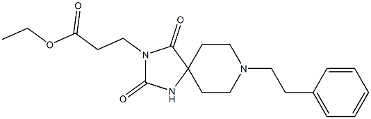 8-Phenethyl-3-[3-ethoxy-3-oxopropyl]-1,3,8-triazaspiro[4.5]decane-2,4-dione|