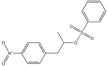 Benzenesulfonic acid 1-methyl-2-(4-nitrophenyl)ethyl ester