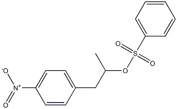  Benzenesulfonic acid 1-methyl-2-(4-nitrophenyl)ethyl ester