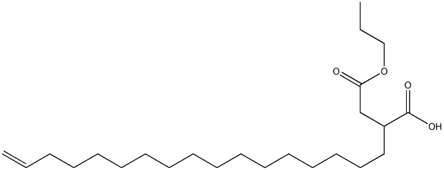 2-(16-Heptadecenyl)succinic acid 1-hydrogen 4-propyl ester 结构式