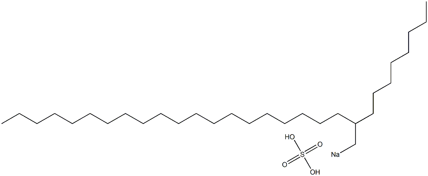 Sulfuric acid 2-octyldocosyl=sodium salt