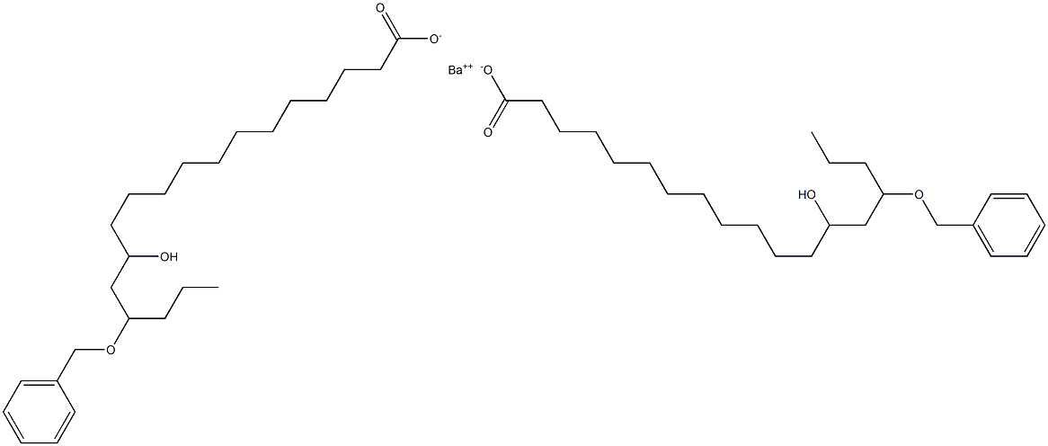 Bis(15-benzyloxy-13-hydroxystearic acid)barium salt