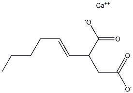 2-(1-Hexenyl)succinic acid calcium salt 结构式